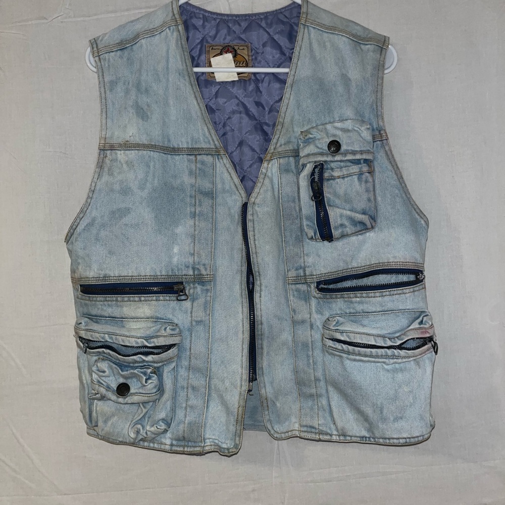 Jean fishing vest